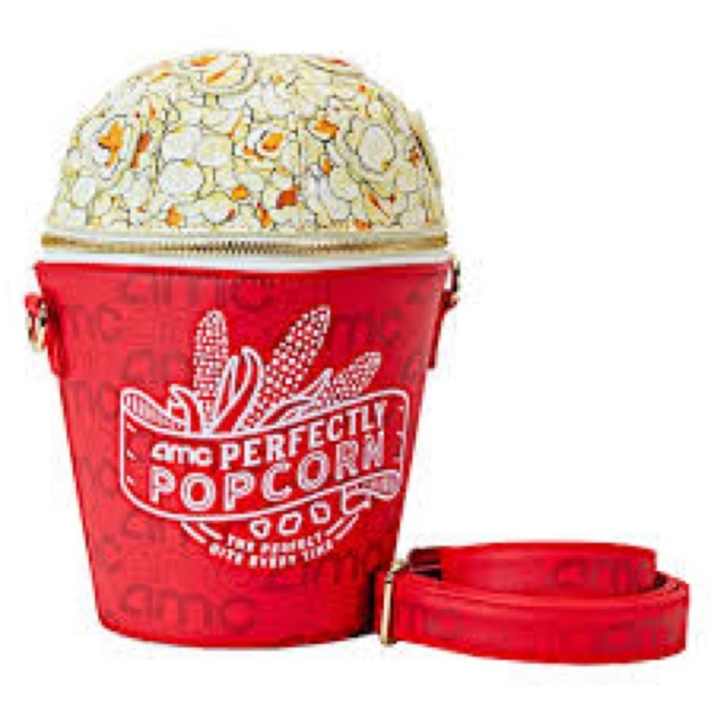 AMC Popcorn Crossbody Bag, Loungefly New with Tags (in original packaging)